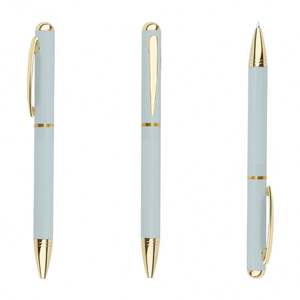 Bolígrafo de punta redonda de alta calidad con cuerpo de colores, tinta suave, bolígrafo profesional para oficina, logotipo personalizado - Product Image 4