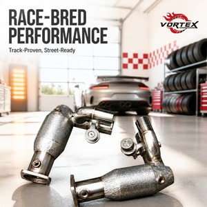 ท่อไอเสียแคทแบ็กสแตนเลส Vortex สำหรับ Porsche 911 991.2 Carrera 3.0T ปี 2015-2018 พร้อมปลายท่อคาร์บอนไฟเบอร์แบบมีวาล์ว - Product Image 3