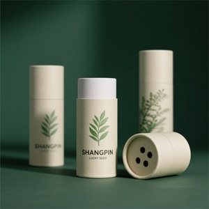 Conteneur cosmétique biodégradable de luxe, jouets sexuels, pots à bougies, boîtes cylindriques en carton, emballages en tube de papier pour cricket - Product Image 2