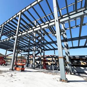 โรงงานโครงสร้างเหล็กกวางตุ้ง ผลิตโครงสร้างเหล็กสำเร็จรูป อาคารสำนักงานโครงสร้างเหล็กหลายชั้น - Product Image 3