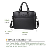 Porte-documents d'affaires en cuir PU personnalisé pour homme, sacoche d'ordinateur étanche Bull Captain, sacs en cuir pour homme, porte-documents pour ordinateur portable