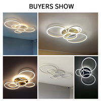 Plafonnier LED en cristal au design moderne, éclairage d'intérieur, luminaire décoratif de plafond, idéal pour un salon, un Foyer ou un salon
