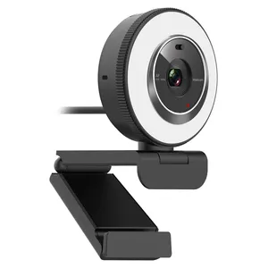 CMOS sensör 2 Mega dahili çift Stereo mikrofon Full HD bilgisayar PC Web Cam kamera 1080P Webcam