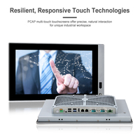 PC industriel tout-en-un OEM 13,3 pouces avec écran tactile IP66, montage mural, Windows 10, USB frontal