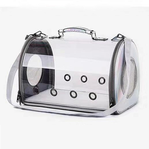 Bolsas de transporte transparentes ecológicas para mascotas, bolsas de viaje personalizadas, para mascotas, gatos, perros, conejos, jaulas transpirables - Product Image 1