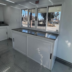 Remorque de camion-restaurant de 14 pieds avec cuisine complète, chariot alimentaire mobile, conteneur restaurant, remorque bar mobile, boutique de pizzas et de grillades - Product Image 4