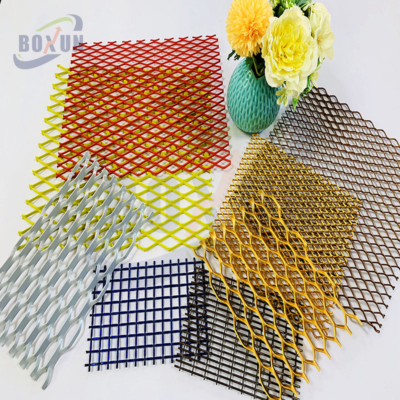 Hexagonal shape Aluminum Honeycomb metal mesh decorative metal sheet honeycomb expanded metal mesh curtain wall for decoration