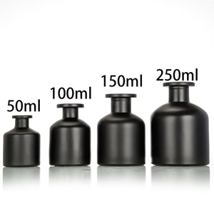 Bouteille en verre cylindrique <span class=keywords><strong>vide</strong></span> de 50 ml, 100 ml, 250 ml, ambre, noir, transparent, pot d'aromathérapie, diffuseur de parfum, bouteille en verre - Product Image 4