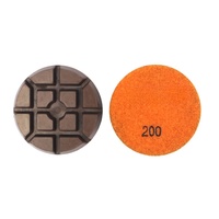 Graine de 3 pouces # Pads de polissage diamantés 50-3000 à liant résineux pour le polissage des sols, personnalisables OEM, marque Bolide CD-NM pour granit et marbre
