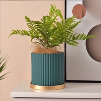 Jardinière succulente nordique moderne émaillée de différentes tailles personnalisée Pots de plantes en céramique Pot de fleurs d'intérieur