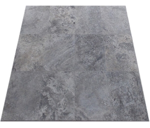 Personnalisé persan argent frêne gris travertin dalles croix coupe titane Travertino pierre <span class=keywords><strong>piscine</strong></span> pont pavé carrelage <span class=keywords><strong>de</strong></span> <span class=keywords><strong>sol</strong></span> pierre d'adaptation - Product Image 1
