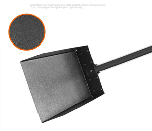 Grand ramasse-crottes robuste pour animaux de compagnie avec manche long réglable, ensemble de râteau et plateau en métal, outil de jardinage pour l'élimination des déchets canins en extérieur - Product Image 3