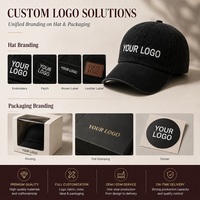 Service tout-en-un : Casquette de baseball structurée avec logo personnalisé et coffret cadeau pour les fournisseurs de cadeaux et les événements d'entreprise – Ensemble d'emballage personnalisé