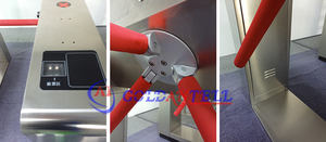 Haute qualité d'écran d'affichage à cristaux liquides métro <span class=keywords><strong>tourniquet</strong></span>/barrière piétonnière avec jeton accepteur et lecteur rfid - Product Image 5