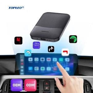 Topleo Carplay AI กล่องอะแดปเตอร์มินิเชื่อมต่ออย่างรวดเร็วเล่นรถอะแดปเตอร์ไร้สาย Magic Android อัตโนมัติแบบพกพา Carplay AI กล่อง - Product Image 1