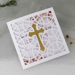 Baptism Festival <strong>Invitation</strong> Letter Elegant Greeting Card for Special - Product Image 5