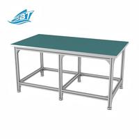 Table de travail légère et facile à assembler, personnalisable, en aluminium 6000, bancs de travail portables pour l'assemblage de lignes de production électroniques
