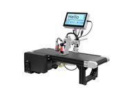 Hoge Snelheid 12.7Mm/25.4 Mm Datumcode Inkjet Printer Industriële Automatische Codeermachine 7 Inch Online Tij Tij Inkjet Printer