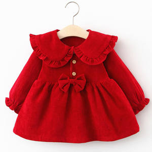 Nouvelle robe décontractée pour bébé fille de 1 an, design mignon pour l'automne, à prix avantageux - Product Image 1