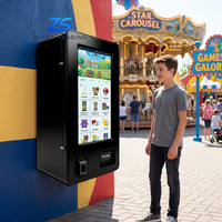 Distributeur automatique de cartes à collectionner US pour l'extérieur avec écran tactile de 32 pouces, autocollant personnalisé, distributeur en métal durable pour les entreprises