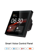 Tuya Smart life app sans fil 4 pouces Zigbee passerelle Alexa intégrée contrôle vocal panneau de commande domotique intelligent Linux Gatewa