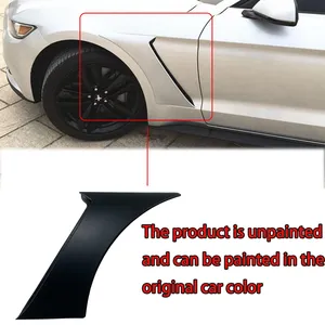 Une paire d'ailes avant non peintes style GT350 pour Ford Mustang 2015-2022, couvre-aires de frein, accessoire automobile - Product Image 5