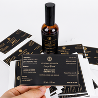 Rouleau de vinyle auto-adhésif imperméable à l'eau imprimé personnalisé BOPP pour bouteille emballage étiquette de parfum