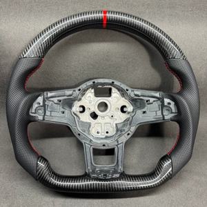 Volante de Fibra de Carbono para Automóvil, Piezas Interiores Automotrices Personalizadas, Directo de Fábrica, para Volkswagen VW Tiguan Amarok <span class=keywords><strong>Beetle</strong></span> Jetta - Product Image 3