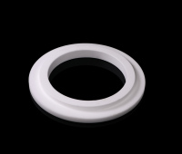 Flange en verre de quartz fondu blanc laiteux, translucide, opaque, personnalisée, haute résistance, haute stabilité à la température, pureté 99,999% pour