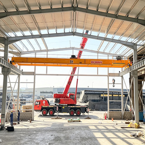 Europe EOT Bridge Crane 10t 20t 50t Double Girder Overhead Crane with Electric <b>Hoist</b> - Product Image 1