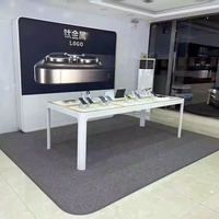 Mesa de exhibición de teléfono móvil ecológica moderna, tienda de precio de fábrica, muebles para tiendas de cadena minorista de teléfono móvil y tiendas de marca