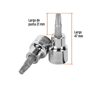 BOX 6 Douille Torx T-30, entraînement 3/8'', TRUPER - Product Image 3