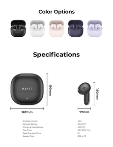 Havit TW888 Lite Nouveaux écouteurs sans fil tendance, écouteurs intra-auriculaires pour le sport et les jeux, écouteurs sans fil, écouteurs - Product Image 6