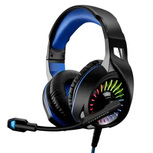 HG5 Headphone Logo Kustom Pabrik Langsung dengan Headset Mikrofon untuk Konsol Headset Gaming RGB