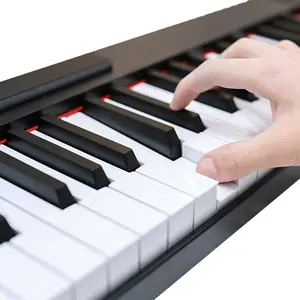מפעל OEM MIDI איבר פסנתר מגע רגיש 88 מפתח מוסיקלי אלקטרוני מקלדת עם built רמקול