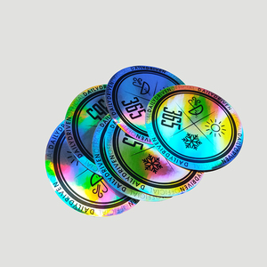 Autocollants holographiques d'anime arc-en-ciel découpés, autocollants <span class=keywords><strong>muraux</strong></span> décoratifs personnalisés d'anime - Product Image 4