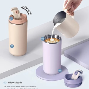 Custom Logo <b>Double</b> <b>Wall</b> Stainless Steel Travel <b>Mug</b> Vacuum Insulated Nebulizer Cup for Back to School-Coffee <b>Mug</b> - Product Image 3