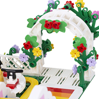 MOC4038 Série Ville, modèle de scène de terrain de jeux pour enfants, briques éducatives, ensembles de blocs de construction DIY, jouets pour enfants, 320 pièces