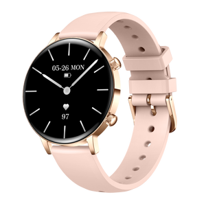 New Arrival 7.5mm Ultra-thin AMOLED Lady Smartwatch IP68 BT Calling HR BP SPO2 Fitness Tracker <strong>Smart</strong> <strong>Watch</strong> for Android and IOS - Product Image 1