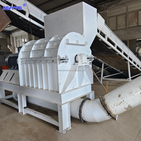 2,5T/H Hamermolen voor houtblokken & takken, industriële crusher voor biomassa brandstof
