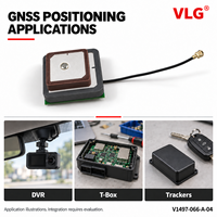 Antenne patch céramique GNSS active à gain élevé GPS L1/L5 BeiDou B1/B2a 3~3.6V Module de positionnement et de suivi à faible bruit avec amplificateur 2:1