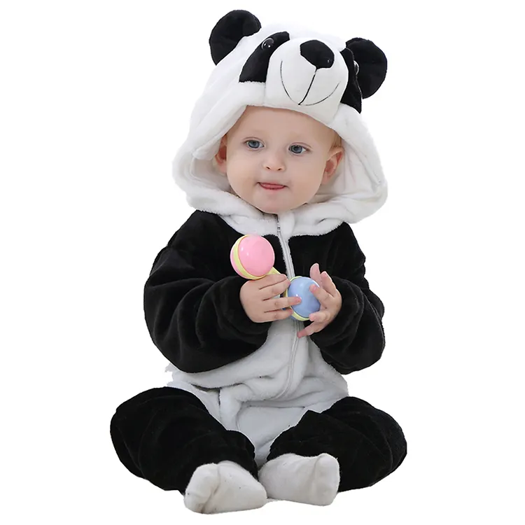 MICHLEY OEM vente en gros enfants combinaisons infantile filles garçons Cosplay vêtements hiver Animal nouveau-né bébé barboteuses