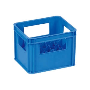 Caja de Plástico para Botellas KS 100, 20 Compartimentos, HDPE Virgen, Apilable, para Botellas de Refresco, Cerveza, para Logística y Almacenamiento de Bebidas - Product Image 1