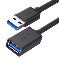 Câble d'extension USB3.0 mâle vers femelle USB 3.0 2.0 Fil pour Smart TV PS4 5 Gbps Câble de transfert de synchronisation USB