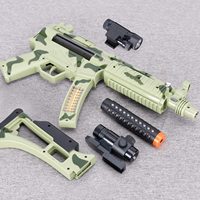 M-16 Camouflage militaire jouet fusil 30 pouces ABS mitrailleuse en plastique avec lumières sons et vibrations semblant jouer pour