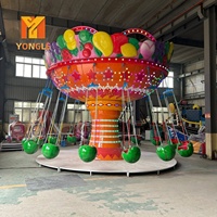 Populaire natuurlijke stijl moderne attractieparkattracties trekken klanten aan. Duurzame Fruit Flying Chair Ride te koop.