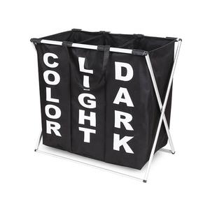 Jumbo <span class=keywords><strong>Triple</strong></span> Oxford <span class=keywords><strong>ropa</strong></span> <span class=keywords><strong>sucia</strong></span> <span class=keywords><strong>cesto</strong></span> bolsa de mano con correa - Product Image 6