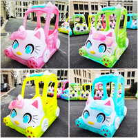 Offres Spéciales Plaza nouvelle voiture d'amusement pour enfants auto tamponneuse électrique double Gabon lumineux panda voiture électrique jouet pour enfants