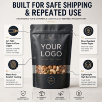 Sachet Doypack Personnalisé avec Logo, Fermeture Éclair, en PE Recyclable, Imprimé Flexo, pour Emballage Alimentaire (Chips de Pommes de Terre) – Direct Usine Chine