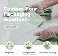 Sacs enveloppes en papier glassine blanc recyclable, translucides, sans cire, taille personnalisée, emballage alimentaire, fabricant en gros